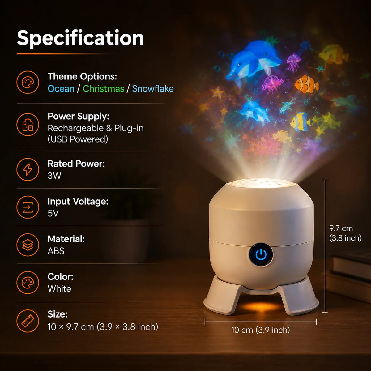 🔥60%OFF - AquaWorld™ Ocean Night Light Projector