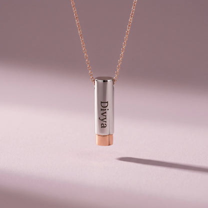 Personalised Hidden Name Pendent